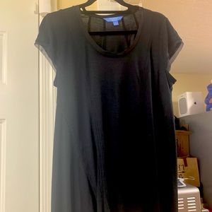 Black blouse, great for work environment